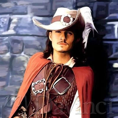 Orlando Bloom Pop Art Print - myDaVinci